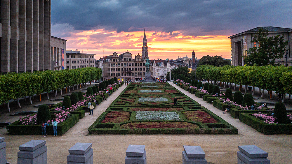 Brussels Mont Des Arts - iPhone 6S shot - After editing