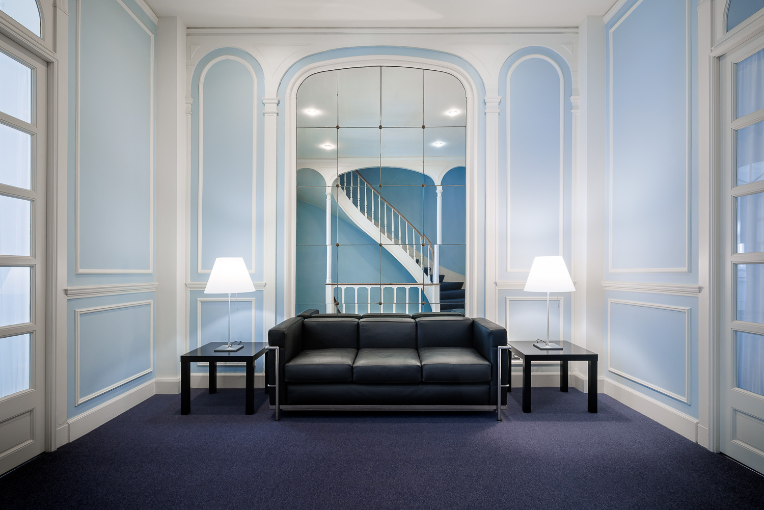 Brussels office interior design photography - Waiting room