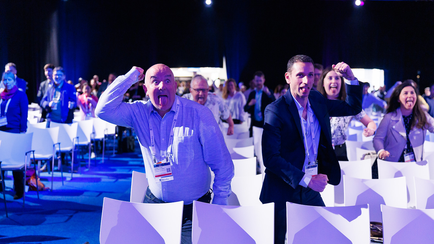 Corporate photographer Brussels - European Business convention team-building