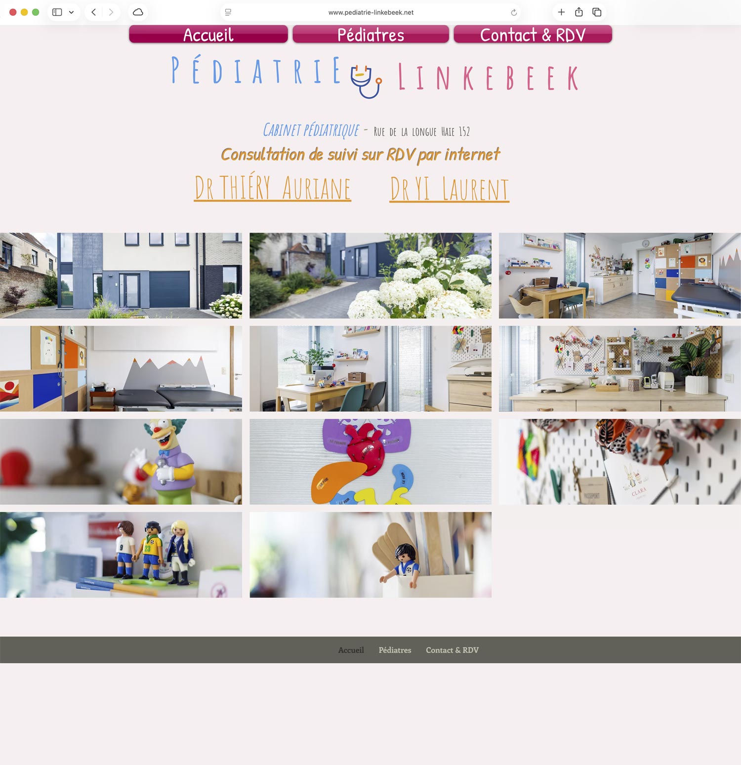 Site corporate après ajout de photos corporate professionnelles